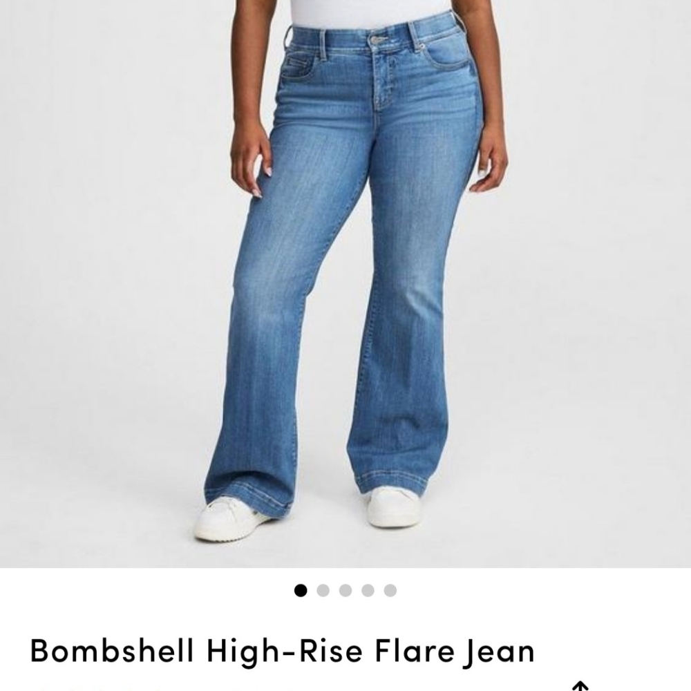 18R Torrid Light Blue Bombshell Flare Jeans - Gramercy